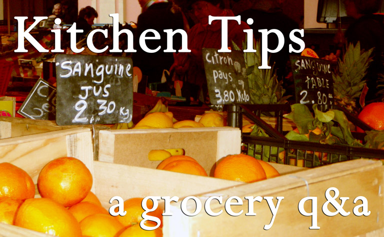 Kitchen Tips Q&A
